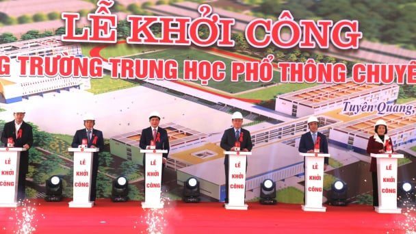 Khởi công dự án xây dựng Trường THPT Chuyên Tuyên Quang