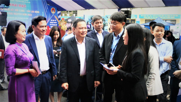 Tuần cao điểm kết nối cung - cầu lao động tỉnh Thái Nguyên năm 2023