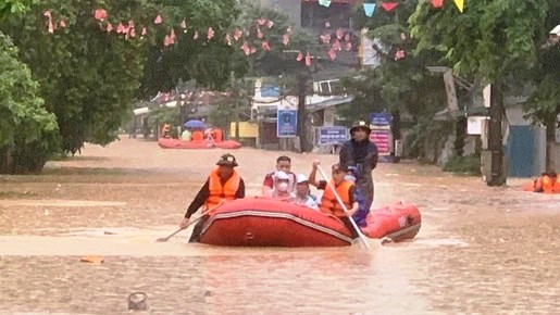 Chính phủ ra công điện khẩn ứng phó với mưa lớn tại khu vực Bắc bộ