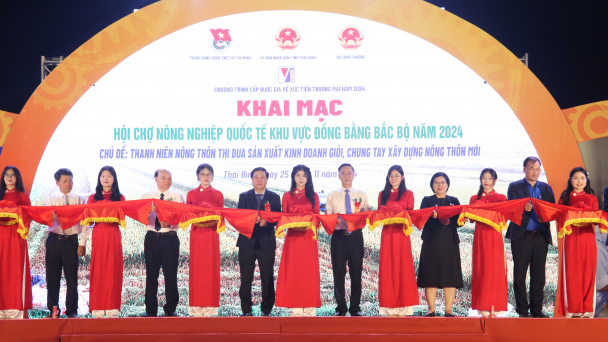 Khai mạc Hội chợ nông nghiệp quốc tế khu vực Đồng bằng Bắc bộ năm 2024