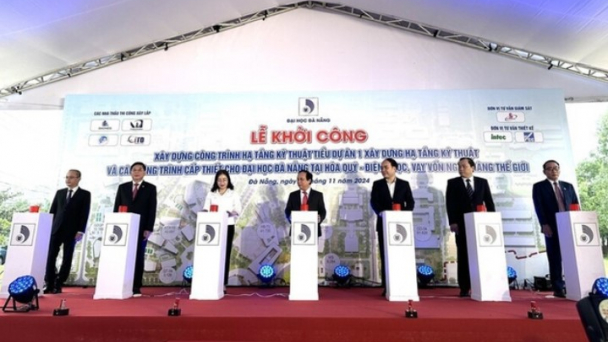 Khởi công dự án 300 tỉ đồng ở Làng Đại học Đà Nẵng