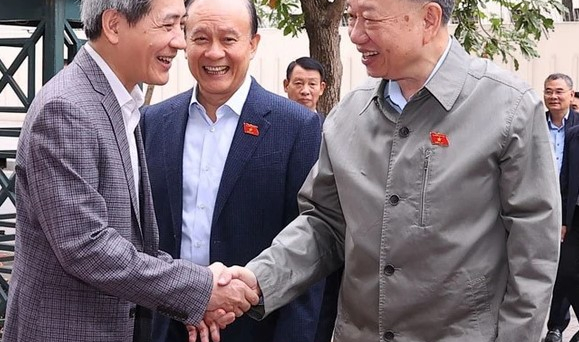 Tổng Bí thư Tô Lâm tiếp xúc cử tri thành phố Hà Nội