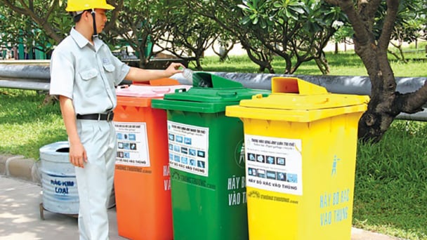 Từ ngày 1/1/2025, không phân loại rác thải tại nguồn sẽ bị xử phạt
