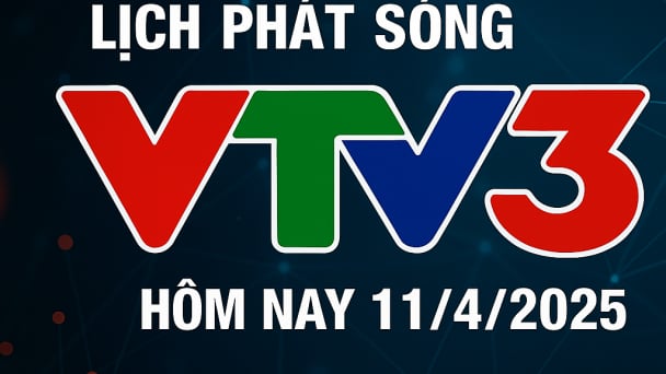 Lịch phát sóng VTV3 hôm nay ngày 11/4/2025