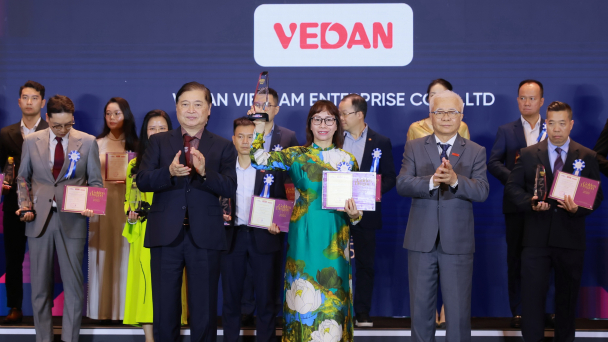 Vedan Việt Nam đón nhận giải thưởng Rồng Vàng 2025