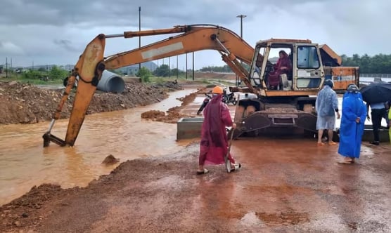 Thiệt hại ban đầu do mưa lớn từ bão số 1