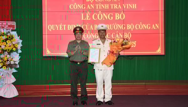 Thượng tá Sơn Chí Hùng giữ chức Phó Giám đốc Công an tỉnh Trà Vinh