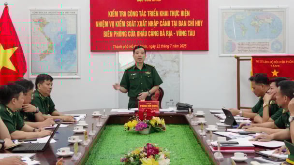 Kiểm tra công tác kiểm soát xuất nhập cảnh tại cảng Bà Rịa - Vũng Tàu
