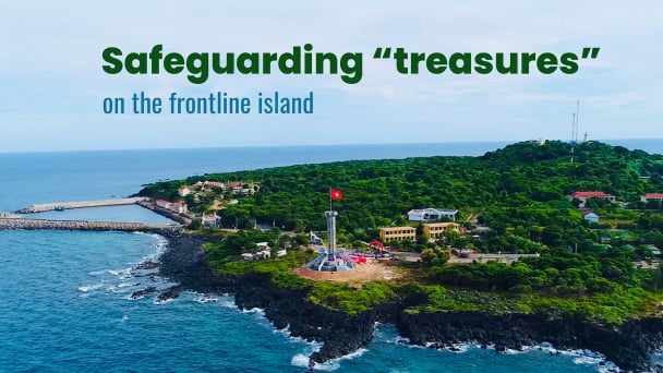 Safeguarding treasures on the frontline island