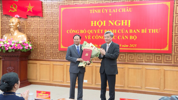 Đồng chí Lê Minh Ngân giữ chức Phó Bí thư Thường trực Tỉnh ủy Lai Châu