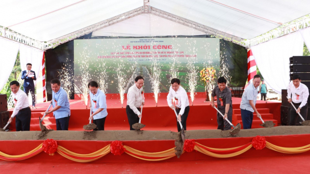 Lai Châu khởi công Dự án giao thông chào mừng Đại hội Đảng bộ tỉnh