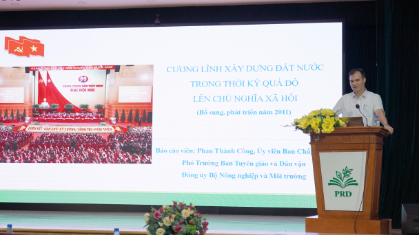 Đảng ủy Bộ NN-MT khai giảng lớp Bồi dưỡng nhận thức về Đảng tại TP.HCM
