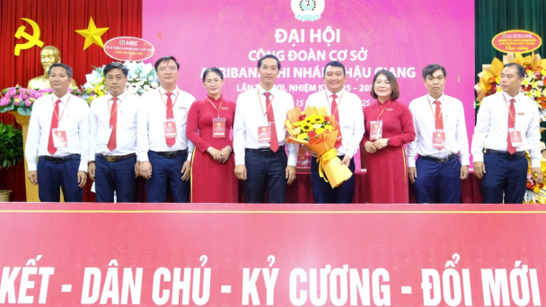 Agribank Hậu Giang tổ chức thành công Đại hội đại biểu Công đoàn cơ sở