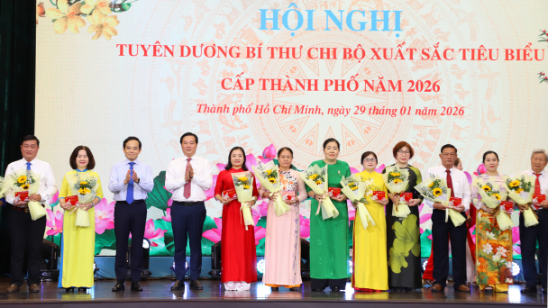 TP.HCM tôn vinh 233 Bí thư Chi bộ tiêu biểu, nền tảng sức mạnh của Đảng