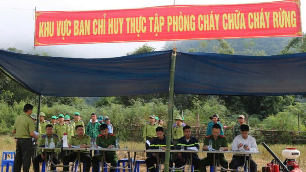 Kiểm lâm Điện Biên giữ rừng mùa khô