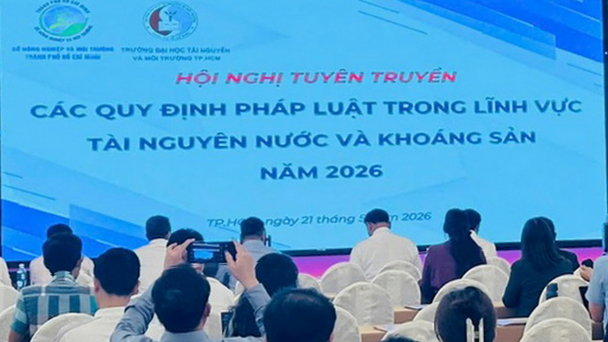 TP.HCM: Phổ biến các điểm mới của pháp luật về tài nguyên nước, khoáng sản