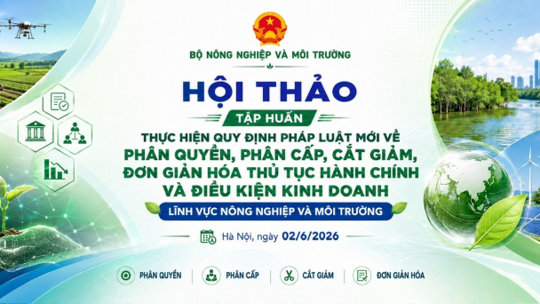 Triển khai quy định mới về phân quyền, phân cấp lĩnh vực nông nghiệp môi trường