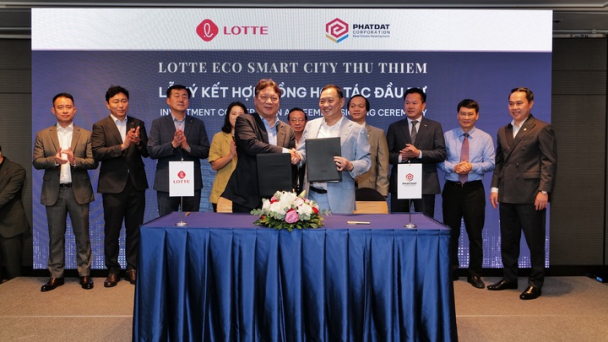 Phát Đạt hợp tác Lotte triển khai siêu dự án 60.000 tỷ đồng tại Thủ Thiêm