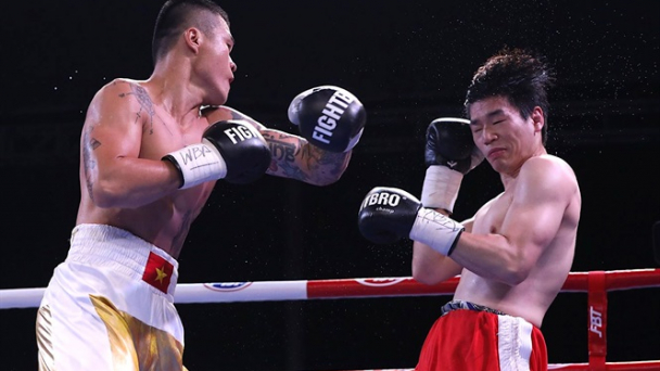 Trương Đình Hoàng xuất sắc hạ đối thủ Hàn Quốc, giành đai vô địch WBA