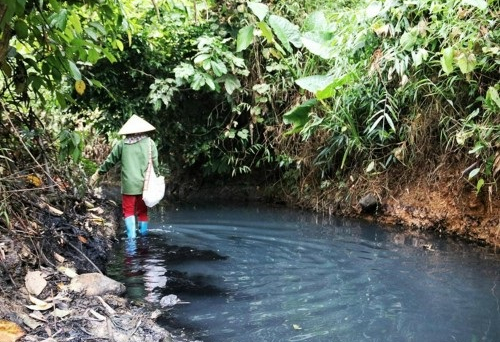 Vụ đổ trộm dầu thải ở Hòa Bình: Nghi phạm nhận 7 triệu đồng từ một phụ nữ