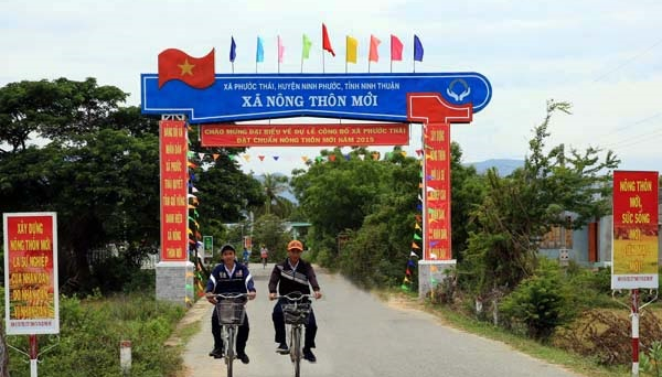 Đến hết năm 2019 Ninh Thuận sẽ có 25 xã và một huyện đạt chuẩn nông thôn mới