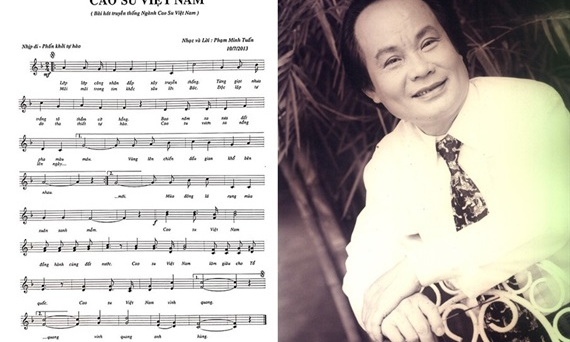 Ngành cao su chính thức có bài hát truyền thống