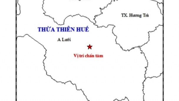 Động đất trong đêm ở huyện miền núi Thừa Thiên - Huế