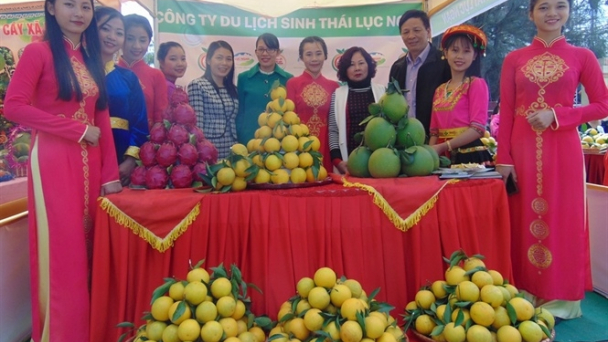 Hội chợ cam, bưởi  và các sản phẩm đặc trưng Lục Ngạn