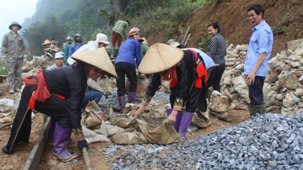 Hân hoan xã nông thôn mới