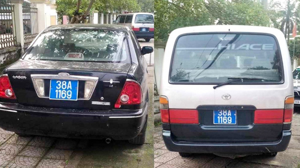Xử phạt 1 tổ chức, 2 cá nhân vụ hai xe ô tô trùng biển xanh