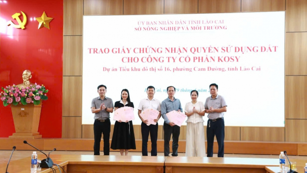 Lào Cai cấp 'sổ đỏ' cho chủ dự án Tiểu khu đô thị số 16