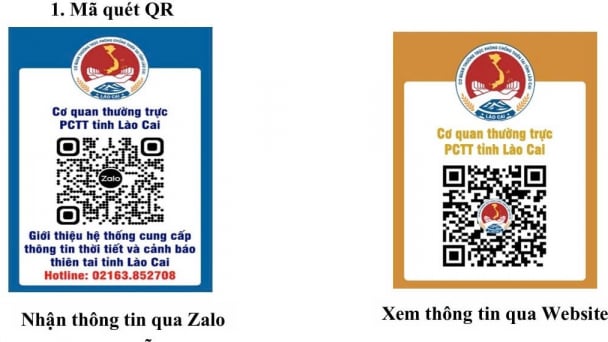 Cảnh báo thiên tai đến người dân qua Zalo