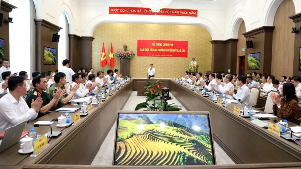 Thủ tướng Lê Minh Hưng làm việc với tỉnh Lào Cai