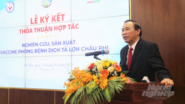 Công bố, sản xuất vacxin dịch tả lợn Châu Phi sớm nhất có thể