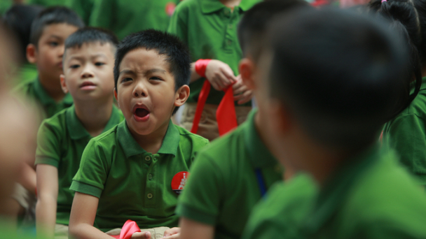 Khoảnh khắc học sinh Hà Nội hân hoan trong ngày khai giảng