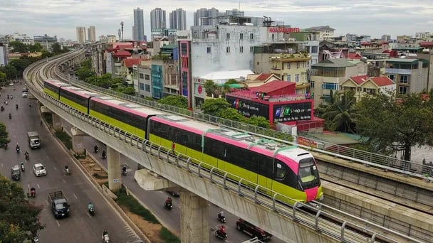 Hà Nội lại 'chậm' thời điểm vận hành đường sắt trên cao Nhổn - Ga Hà Nội