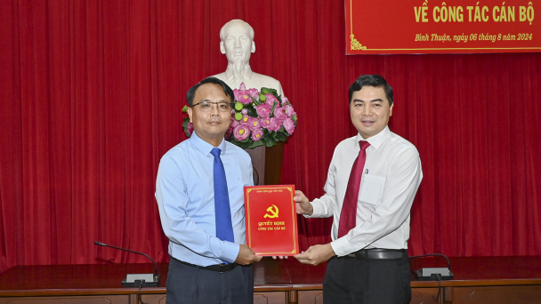 Ông Đặng Hồng Sỹ làm Phó Bí thư Tỉnh ủy Bình Thuận