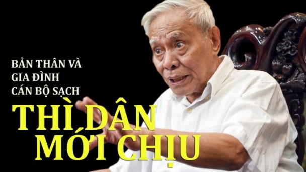Bản thân và gia đình cán bộ sạch thì dân mới chịu