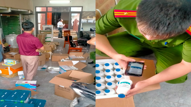 Thu giữ 2.000 chai vacxin cúm gia cầm, thuốc thuỷ sản nghi nhập lậu