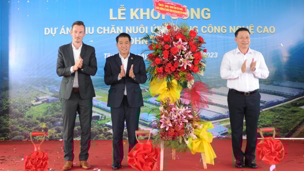 Khởi công dự án Khu chăn nuôi ứng dụng công nghệ cao DHN Tây Ninh