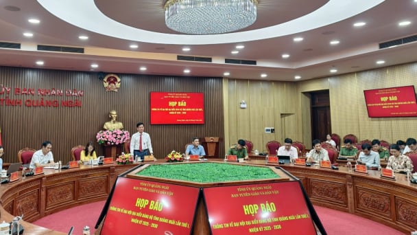 450 đại biểu tham dự Đại hội Đảng bộ tỉnh Quảng Ngãi lần thứ I