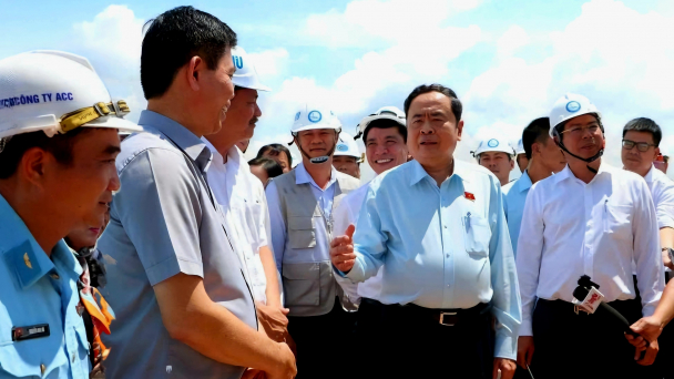 Chủ tịch Quốc hội Trần Thanh Mẫn kiểm tra tiến độ sân bay Long Thành