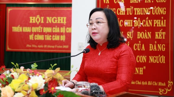 Bà Cao Thị Hòa An làm Bí thư Tỉnh ủy Phú Yên