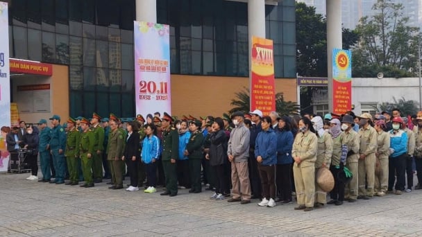 Ban Chỉ đạo 197 phường Hoàng Liệt ra quân lập lại trật tự đô thị