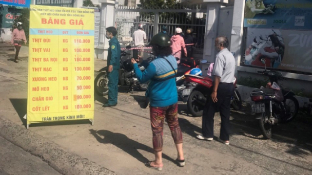 Hiệp hội Chăn nuôi Đồng Nai tổ chức điểm bán thịt heo bình ổn giá