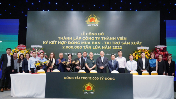 Tập đoàn Lộc Trời ký kết mua bán, sản xuất 2 triệu tấn lúa
