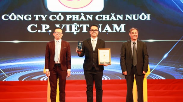 C.P. Việt Nam được xếp hạng trong Top 10 thương hiệu uy tín