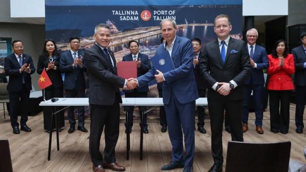 VIMC ký kết thỏa thuận hợp tác chiến lược với Cảng Tallinn – Estonia