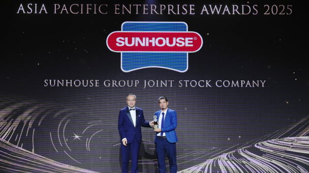 Sunhouse tự hào là doanh nghiệp gia dụng Việt Nam duy nhất thắng giải doanh nghiệp xuất sắc châu Á 2025