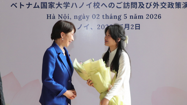 Nữ lớp trưởng năng động, học giỏi và khát vọng kết nối Việt - Nhật